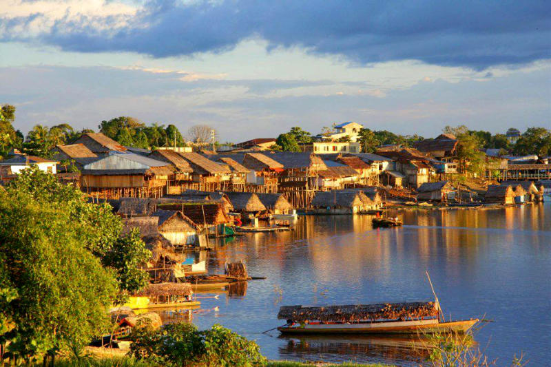 El barrio de Belén en Iquitos